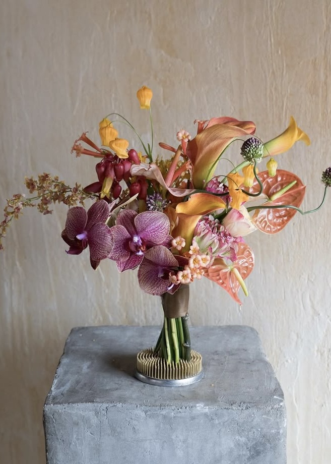 wedding bouquet オレンジ系でコンパクトに ありがとうございました。…